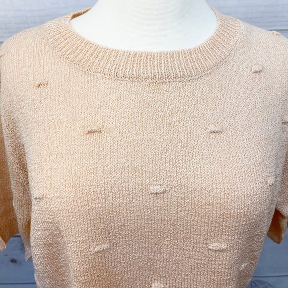 Peach Knit Top - Picture 3 of 7